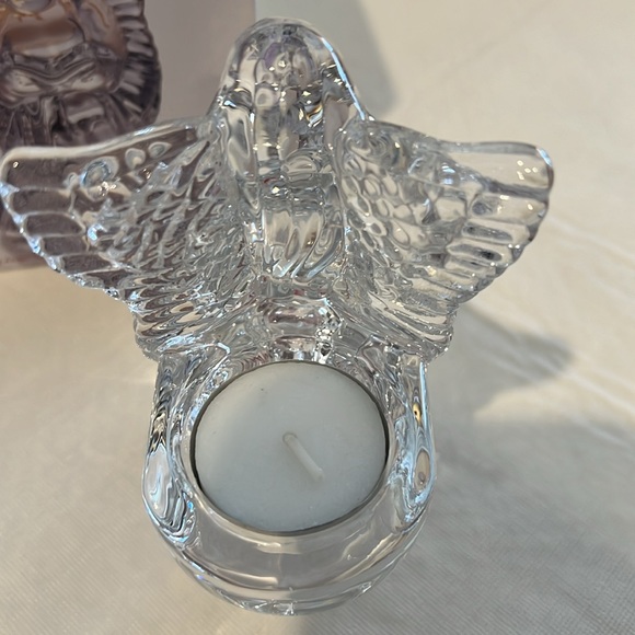 NIB Mikasa Crystal Praying Angel Tealight Holder - Picture 2 of 8